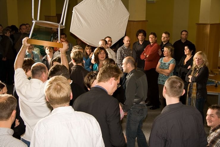 Schwerstarbeit beim Jahrgangstreffen