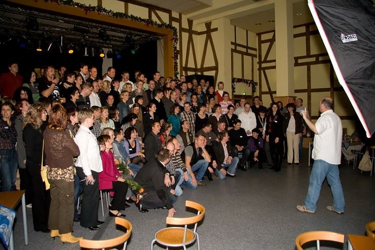 Schwerstarbeit beim Jahrgangstreffen