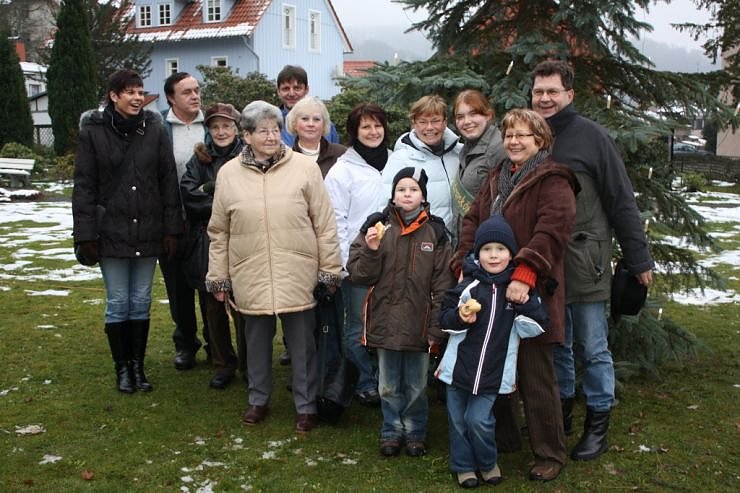 Der Weihnachtsbaum steht