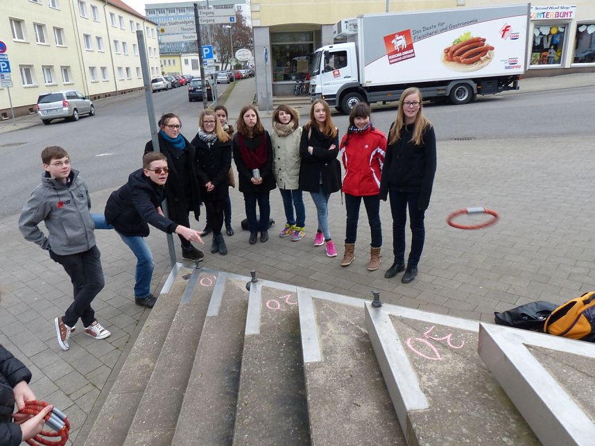 Russische Sch&uuml;ler in Nordhausen