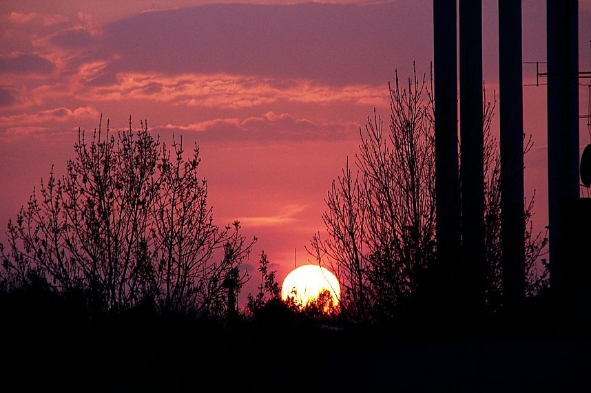 Osterfeuer in Nordhausen Nord