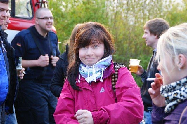 Osterfeuer in Obergebra