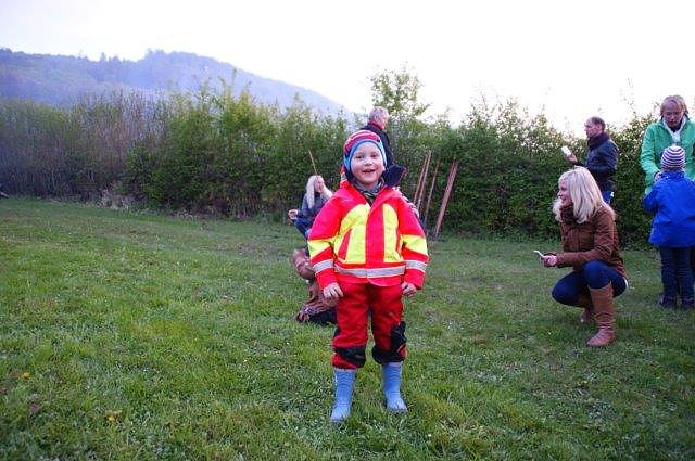 Osterfeuer in Obergebra