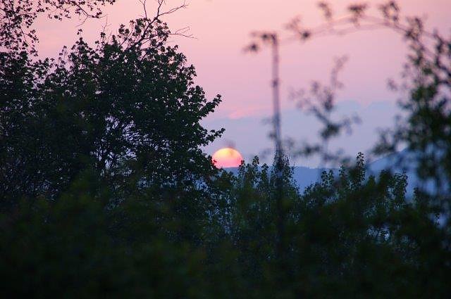 Osterfeuer in Obergebra