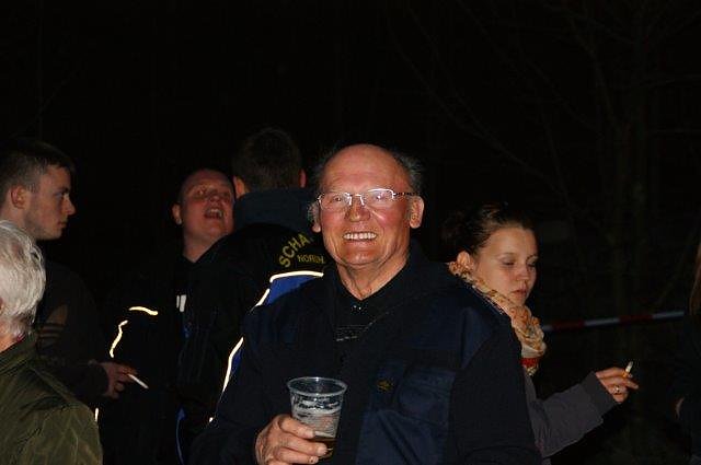 Osterfeuer in Obergebra