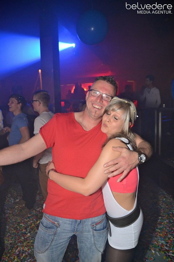 Konfetti-Party im Sax