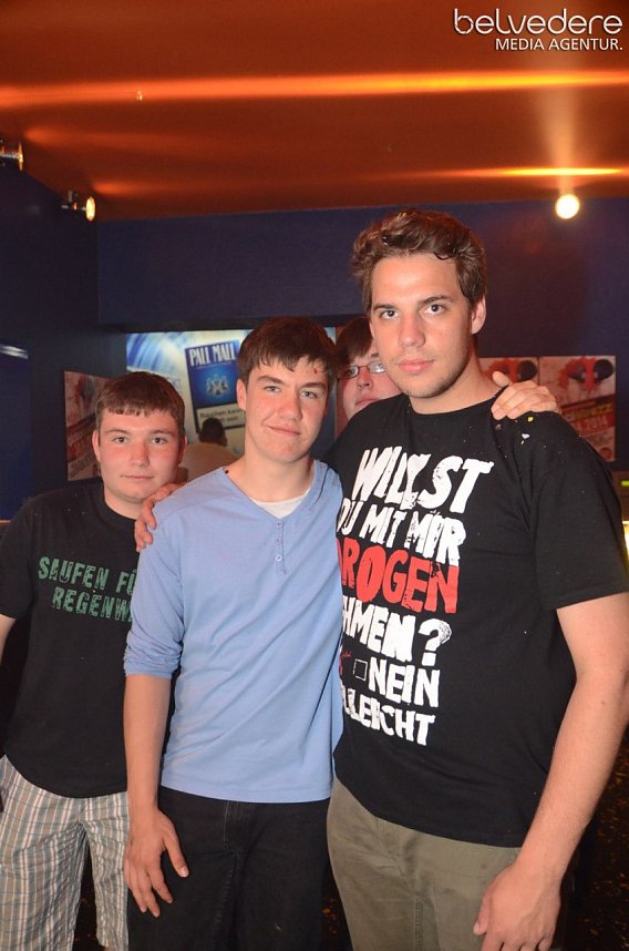 Konfetti-Party im Sax