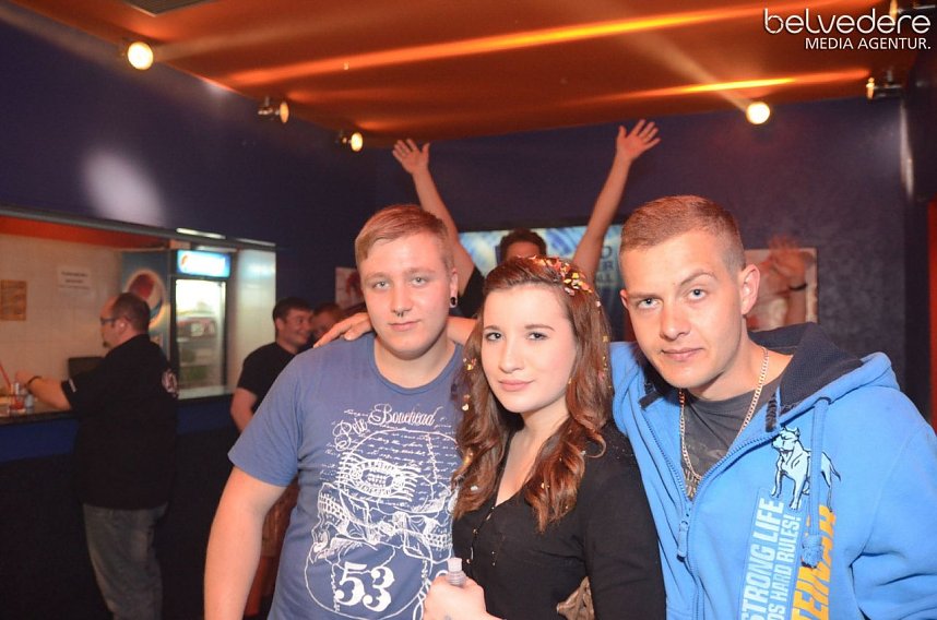 Konfetti-Party im Sax