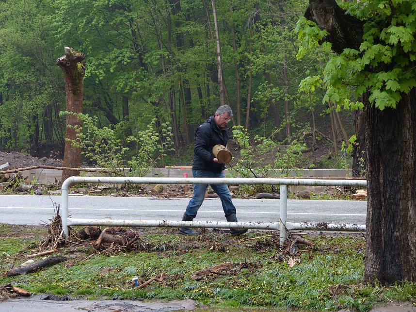 Spuren des Unwetters