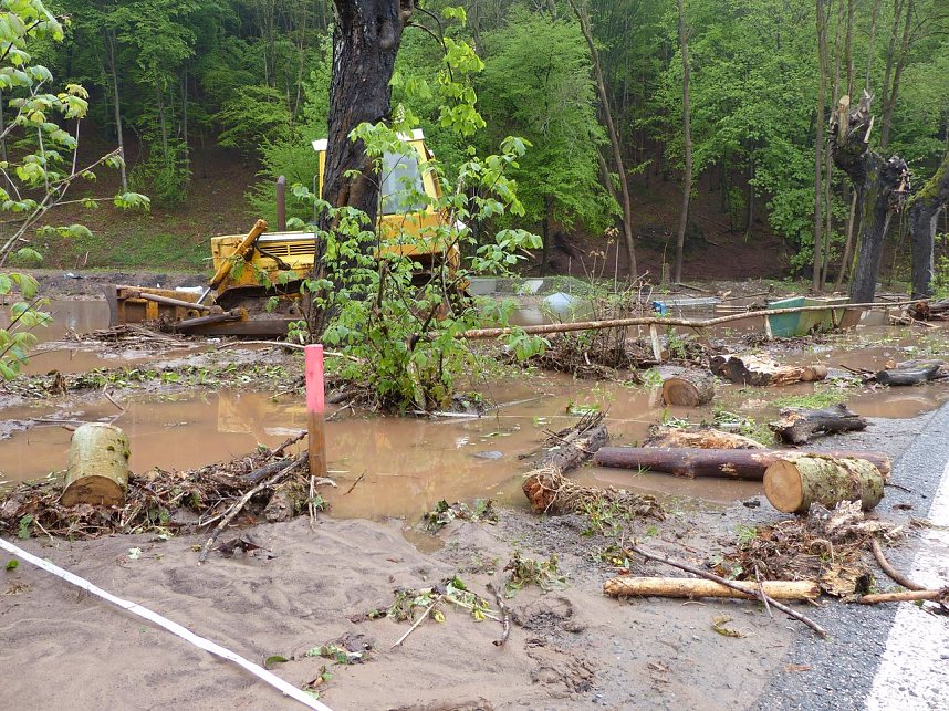 Spuren des Unwetters