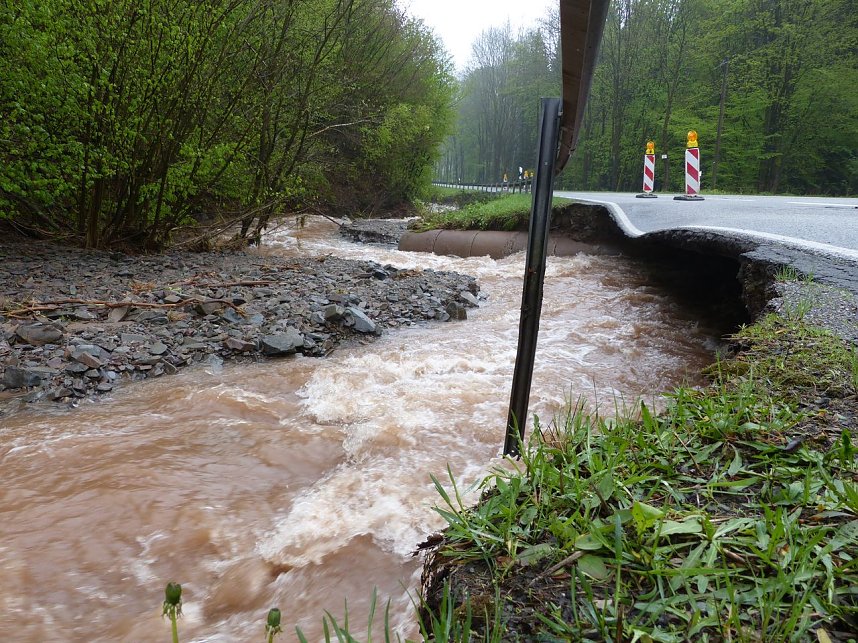 Spuren des Unwetters