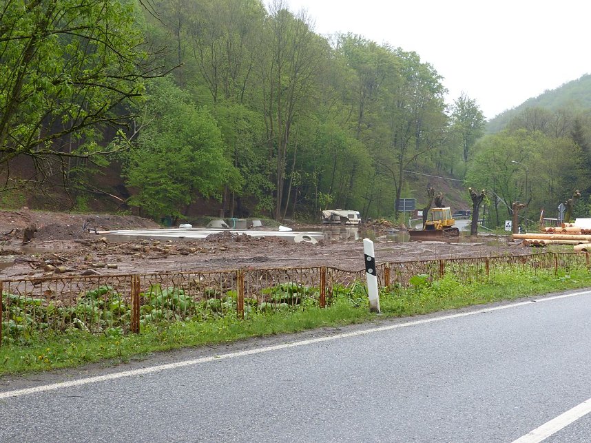 Spuren des Unwetters