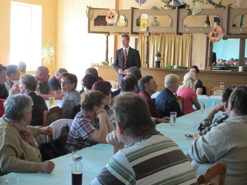 Versammelte Mitarbeiter