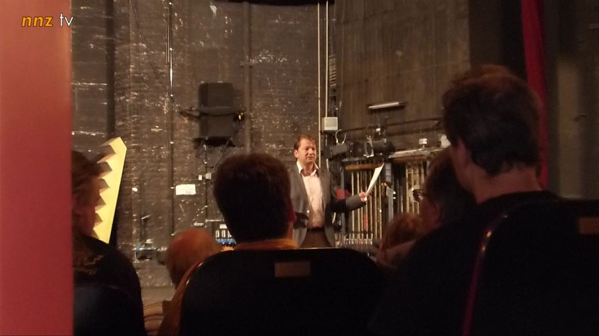 Eine etwas andere Probe im Theater