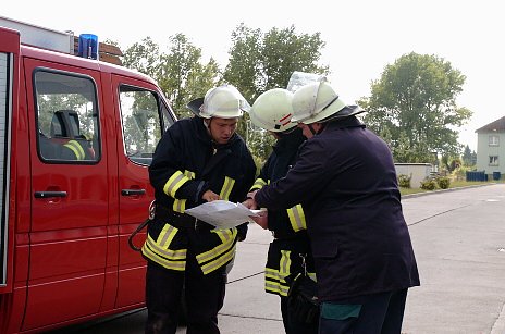 Einsatz&uuml;bung Feuerwehr