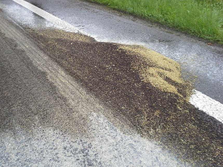 Einsatz auf der Bundesstra&szlig;e