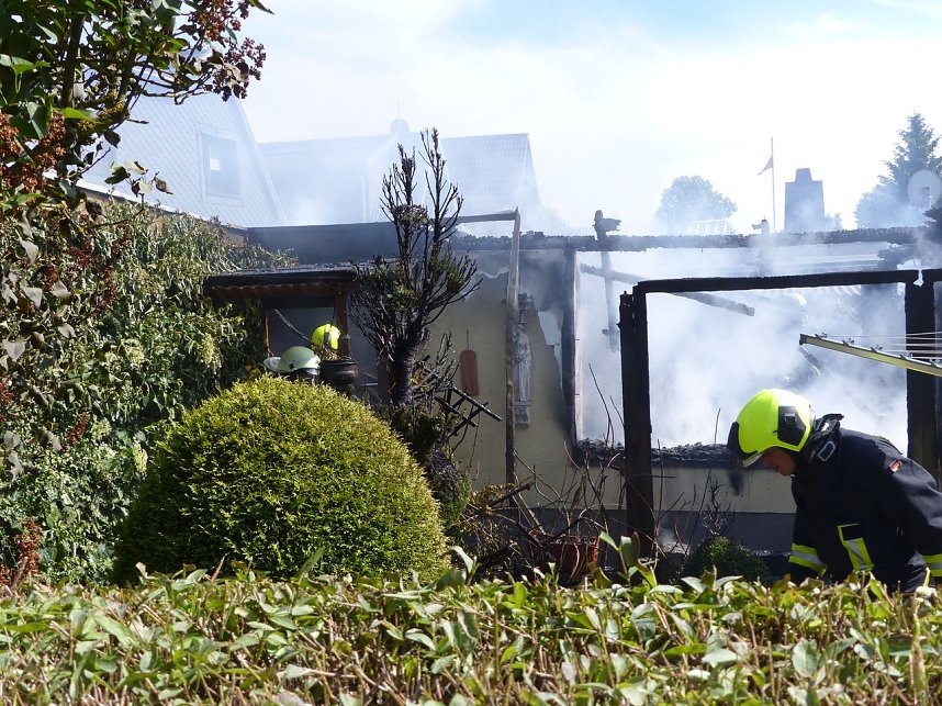 Feuer in der Vogelsiedlung