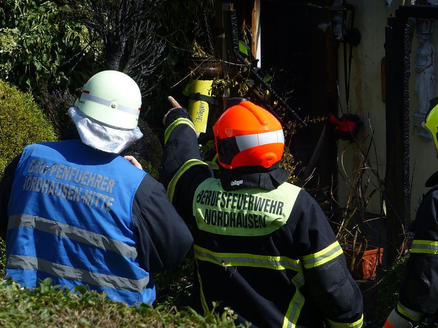 Feuer in der Vogelsiedlung