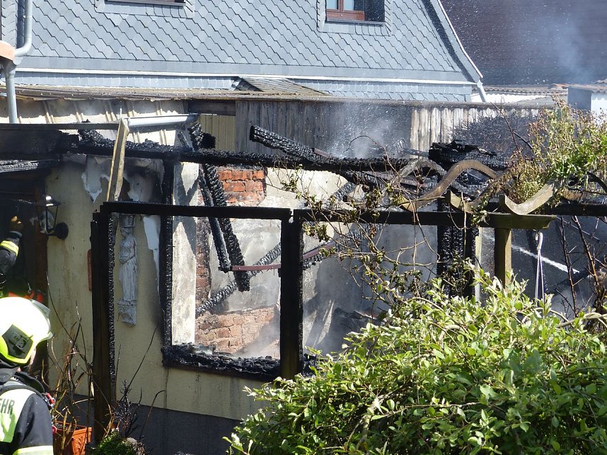 Feuer in der Vogelsiedlung