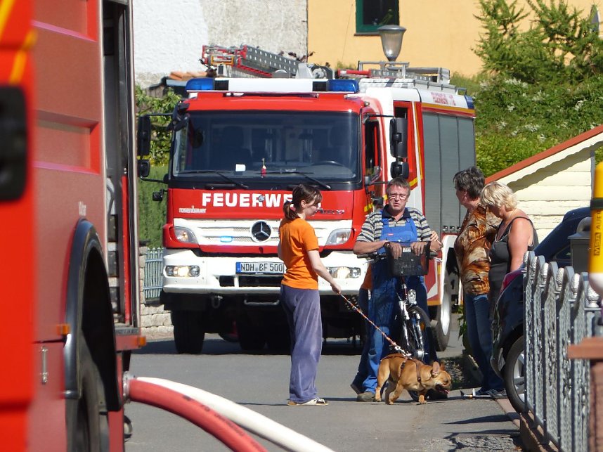 Feuer in der Vogelsiedlung