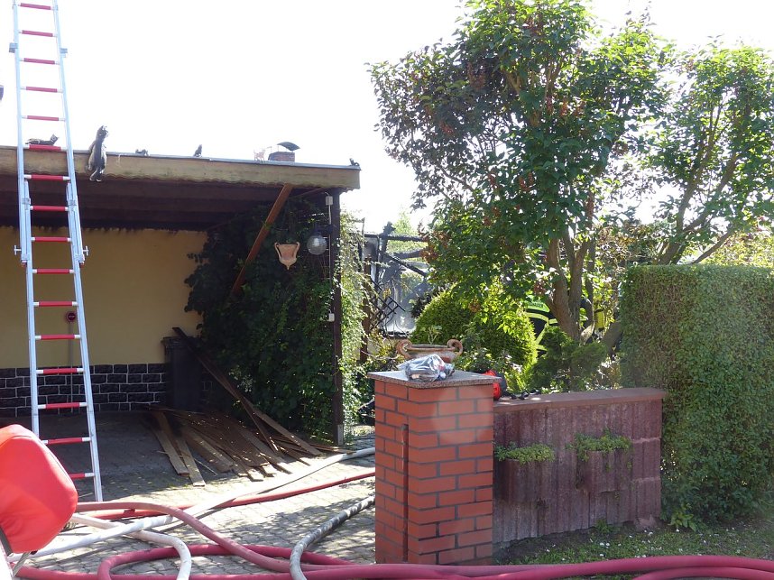 Feuer in der Vogelsiedlung