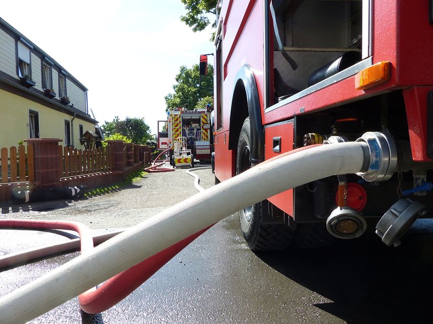 Feuer in der Vogelsiedlung