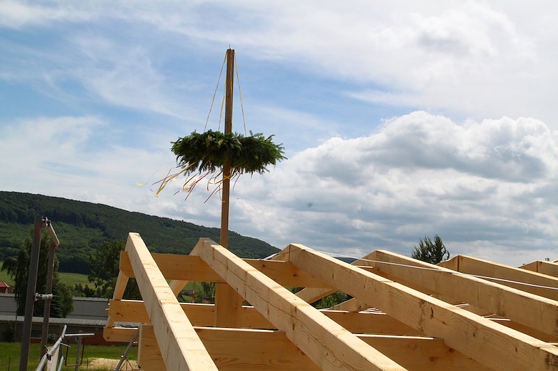 Richtfest an Sollstedter Festhalle