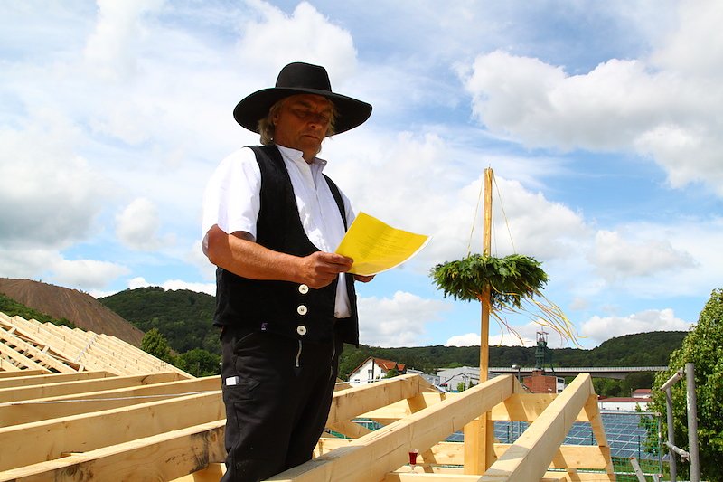 Richtfest an Sollstedter Festhalle