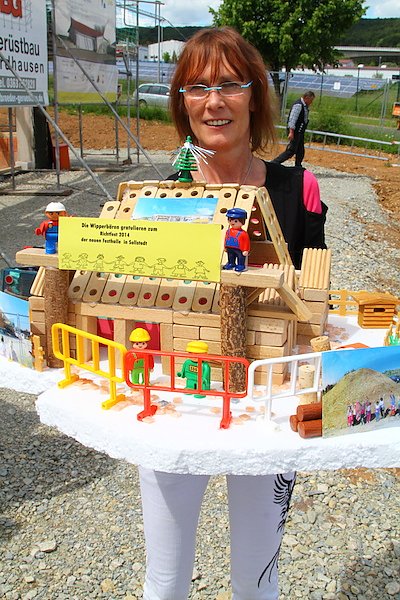 Richtfest an Sollstedter Festhalle