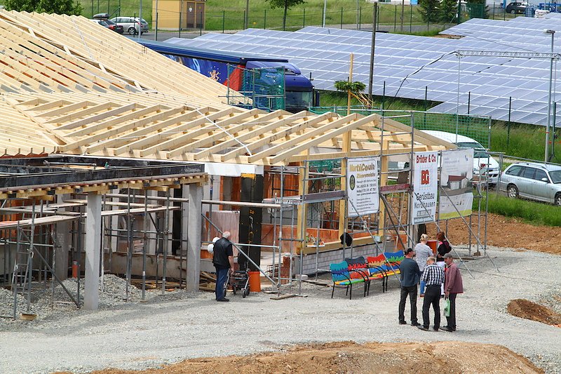 Richtfest an Sollstedter Festhalle