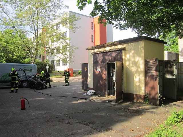 Brand in Trafostation