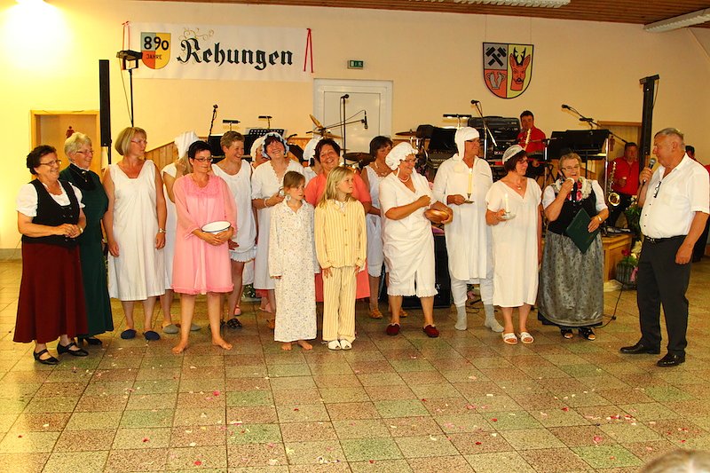 890 Jahre Rehungen: Die Er&ouml;ffnungsfeier