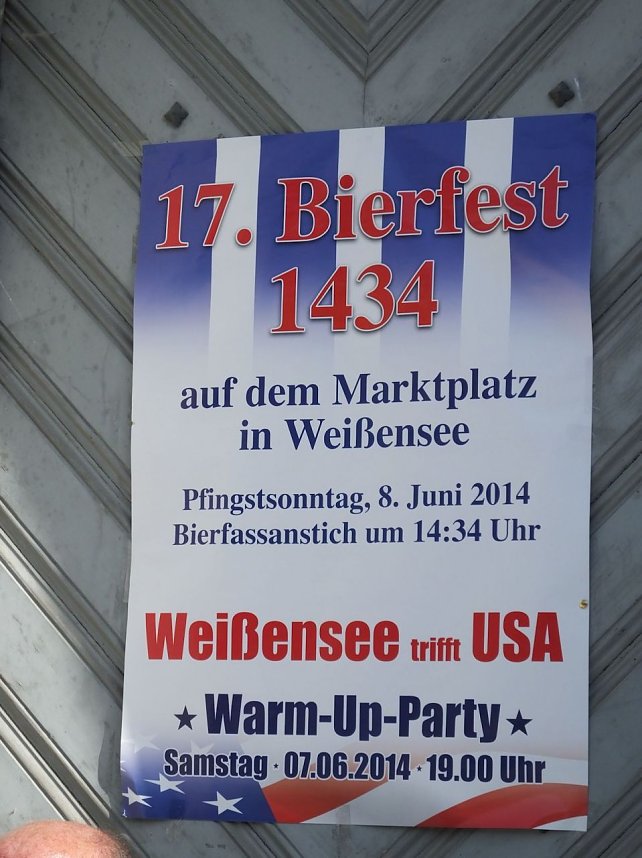 Zwei Feste in Wei&szlig;ensee