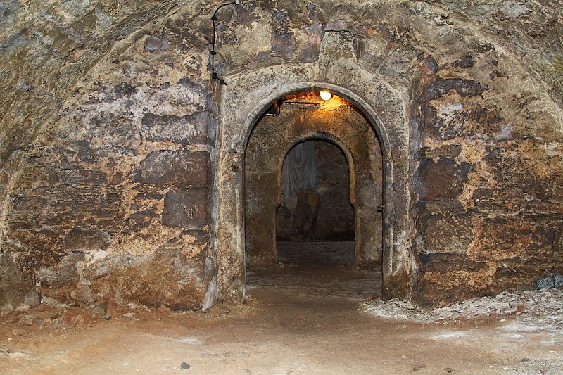 Bergbaustollen im Gutshaus