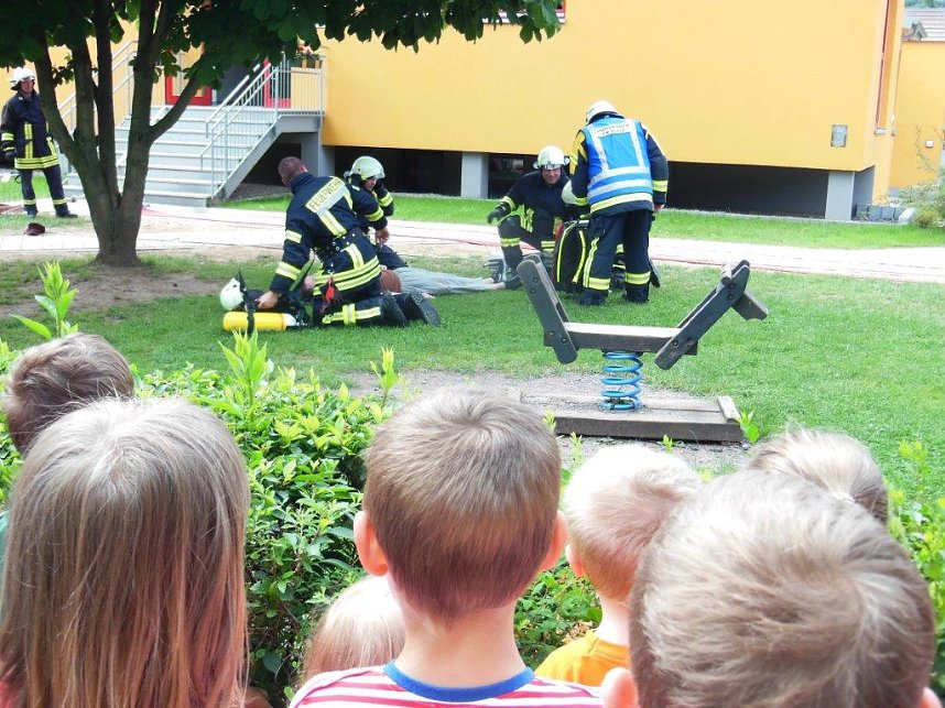 Feuer in der "Rappelkiste"