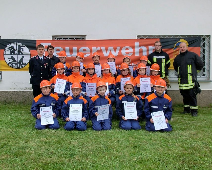 Gold f&uuml;r Jugendfeuerwehr