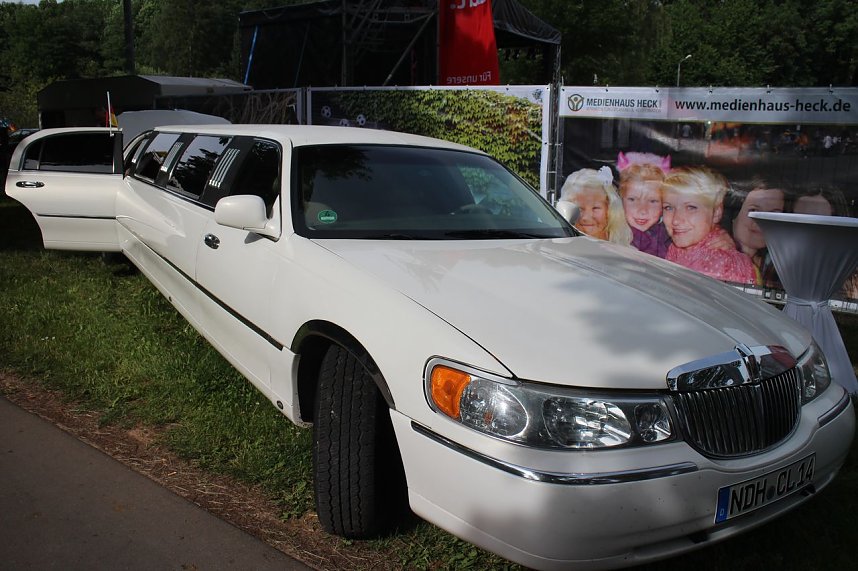 Erstes Public Viewing im Parkschloss