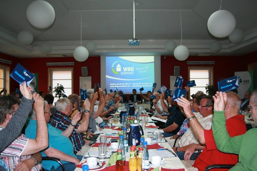 WBG S&uuml;dharz zog positive Bilanz