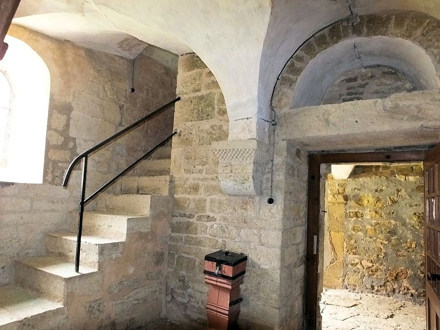 Peter Blei besuchte die Burg Lohra