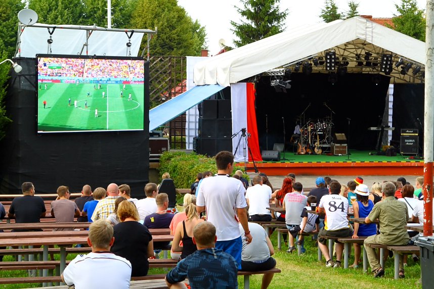 Public Viewing in Bleicherode
