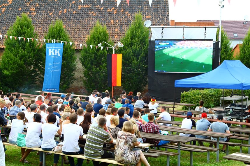 Public Viewing in Bleicherode