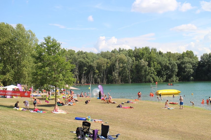 Wassergaudi am Kiesschacht