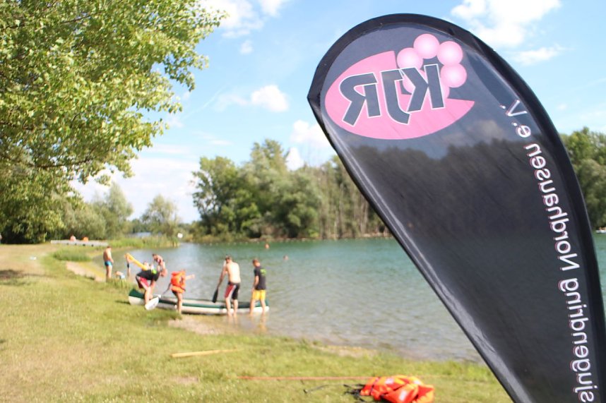 Wassergaudi am Kiesschacht