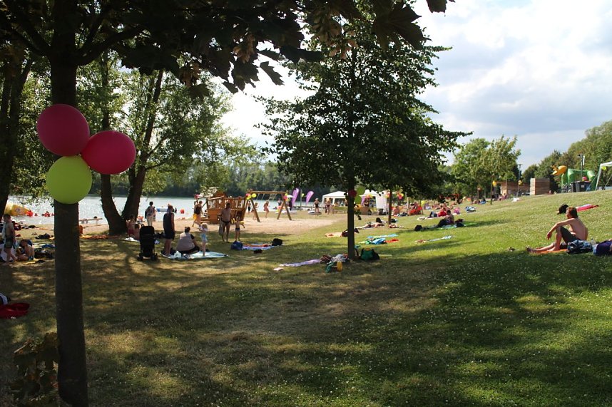 Wassergaudi am Kiesschacht