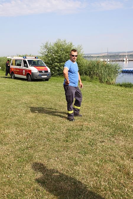 Gemeinsame &Uuml;bung am Stausee