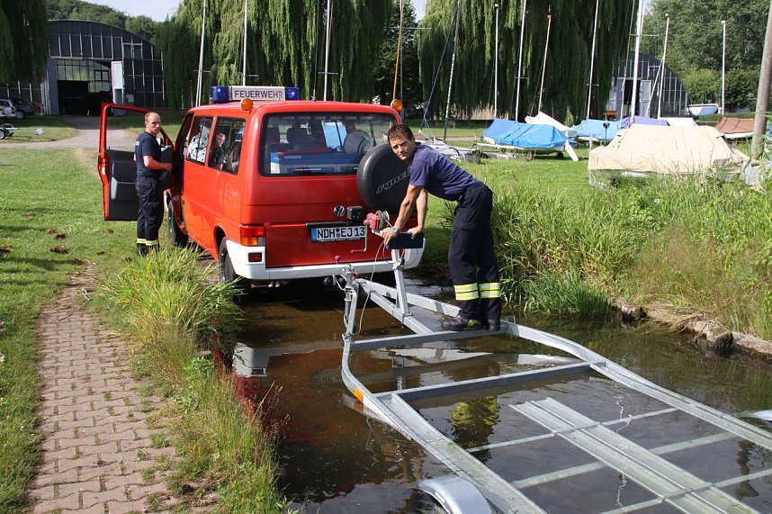 Gemeinsame &Uuml;bung am Stausee