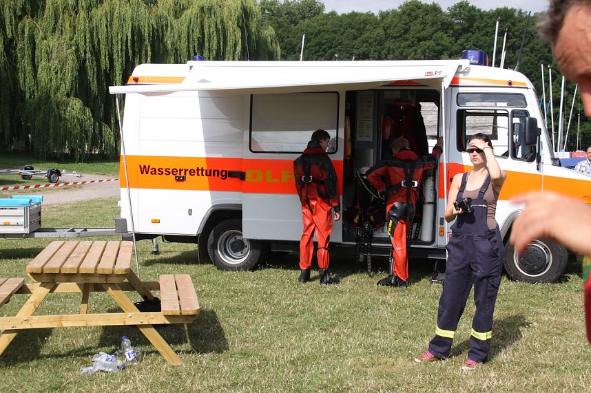 Gemeinsame &Uuml;bung am Stausee