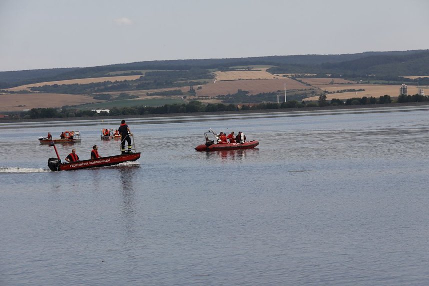 Gemeinsame &Uuml;bung am Stausee