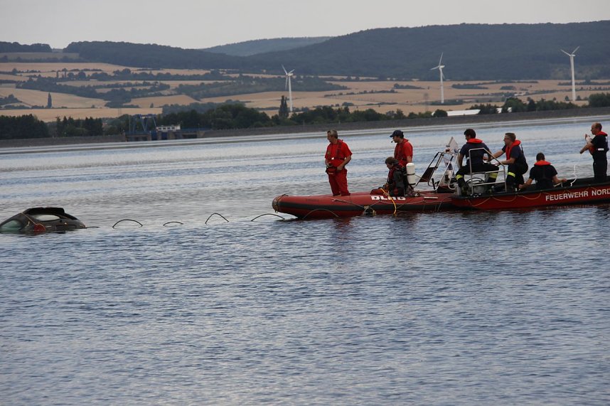 Gemeinsame &Uuml;bung am Stausee