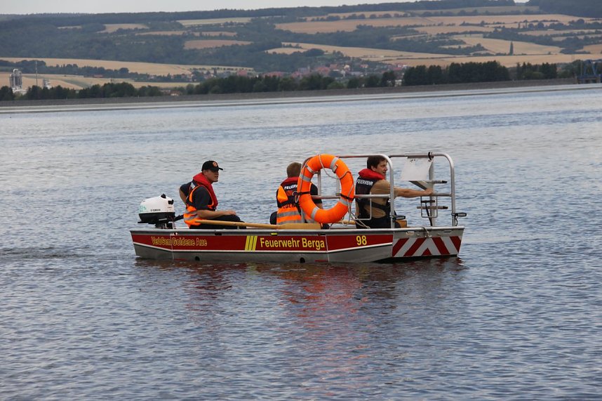 Gemeinsame &Uuml;bung am Stausee